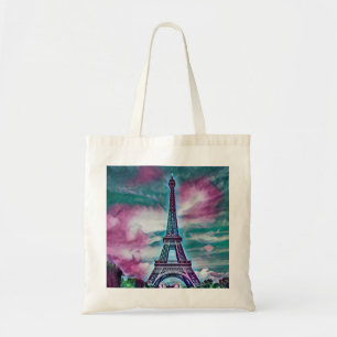Abstrakt Eiffel Torn Tygkasse