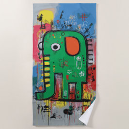 Abstrakt Elefant Pop Art-illustration