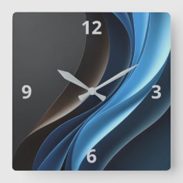 Abstrakt Elegance Anpassade Clock Fyrkantig Klocka