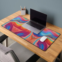 Abstrakt Elegance av vibrant marmorerad akryl Swir