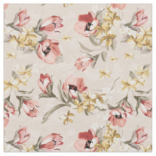 Abstrakt Elegance blommönster 3 Tyg
