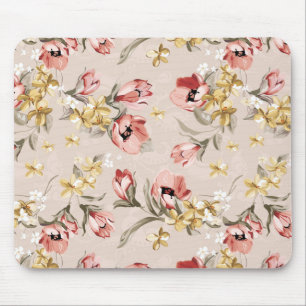 Abstrakt elegansblommönster 3 musmatta
