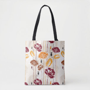 Abstrakt elegansblommönster 4 tygkasse