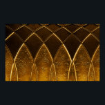 Abstrakt elegant art deco geometric ornamric gol poster<br><div class="desc">Abstrakt elegant art deco-geometrisk,  omgiven guld-texturerad bakgrund.</div>