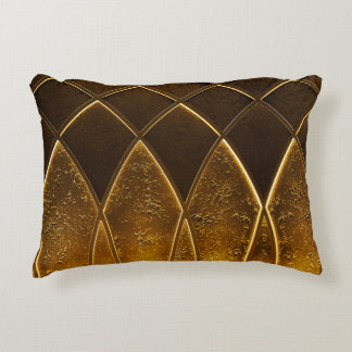 Abstrakt elegant art deco geometric ornamric gol prydnadskudde