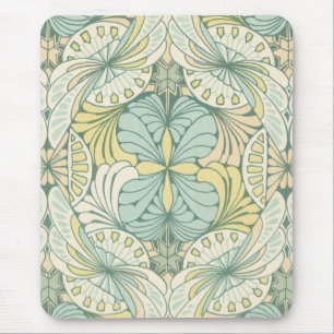 abstrakt elegant art nouveau-virvelformning musmatta