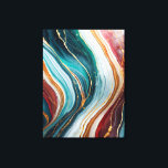 Abstrakt Elegant Chic Agate Marble Canvastryck<br><div class="desc">Abstrakt Elegant Chic Agate Marble Canvas Art</div>