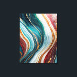 Abstrakt Elegant Chic Agate Marble Canvastryck<br><div class="desc">Abstrakt Elegant Chic Agate Marble Canvas Art</div>
