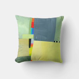 Abstrakt Elegant med blandade färgämnen mönster Kudde