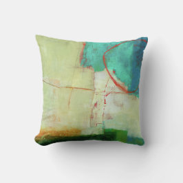 Abstrakt Elegant med blandade färgämnen mönster Kudde