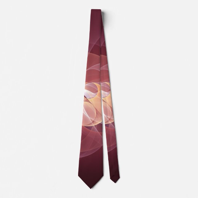Abstrakt Elegant Modern Vin Red Fractal Art Slips (Framsida)