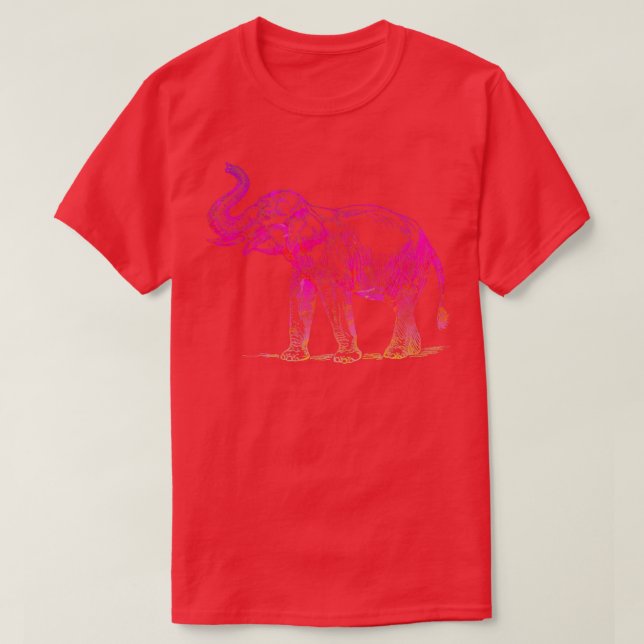 Abstrakt Elephant Design 23 T Shirt (Design framsida)