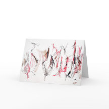 Abstrakt Encouragement "Dagdag Kärlek"-kort