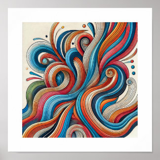 Abstrakt Enigma Poster