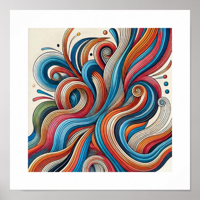 Abstrakt Enigma Poster (Framsidan)