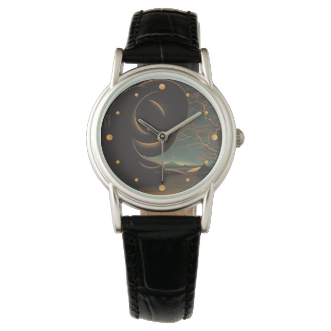 Abstrakt Enso Watch Armbandsur (Framsida)