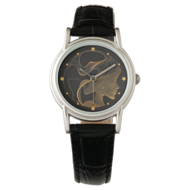 Abstrakt Enso Watch Armbandsur (Framsida)