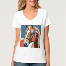 Abstrakt Equestrian Horse Mustang Pony Bronco Colt