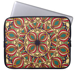 Abstrakt Ethnic Ornate Background abstrakt,antique Laptop Fodral
