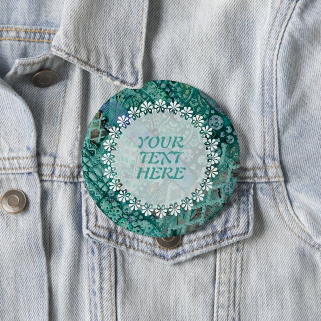 Abstrakt etnomönster - folklorekonst 2 knapp (In Situ)