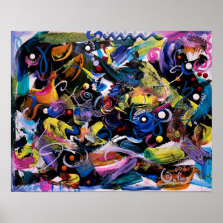 Abstrakt Etude 062426 Poster