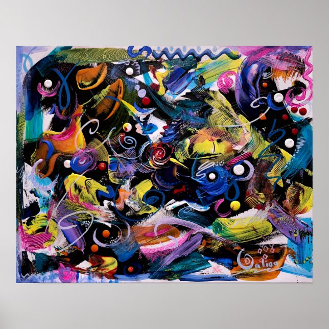 Abstrakt Etude 062426 Poster (Framsidan)