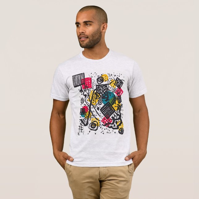 Abstrakt Euphoria - Kandinsky mästerverk T Shirt (Hel framsida)