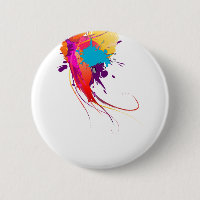 Abstrakt Exotic Butterfly Paint Splatters
