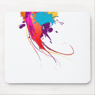 Abstrakt Exotic Butterfly Paint Splatters Musmatta