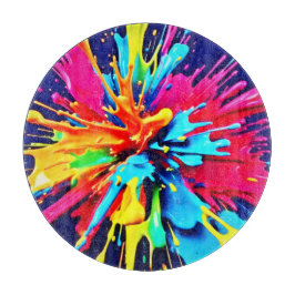 Abstrakt Explosion av Färg och färg