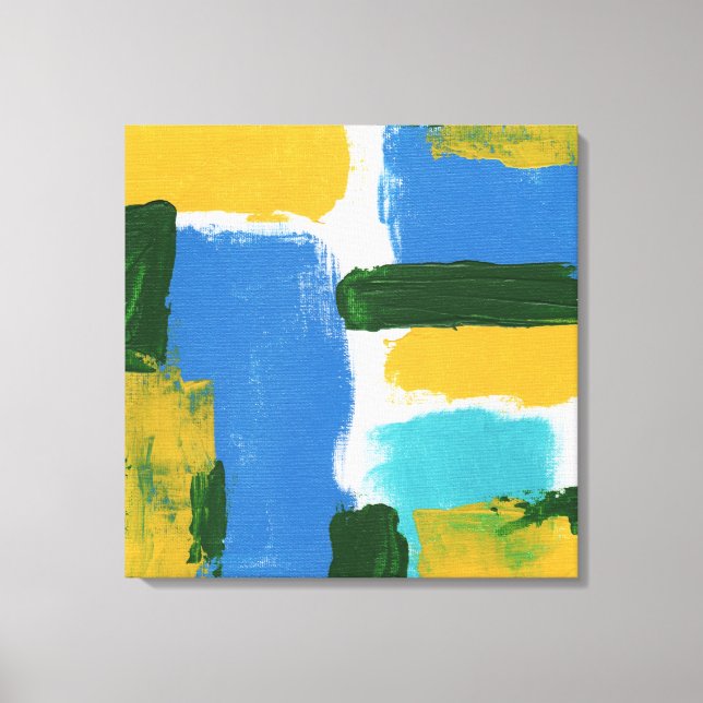 Abstrakt Expression #3 av Michael Moffa Canvastryck (Framsida)