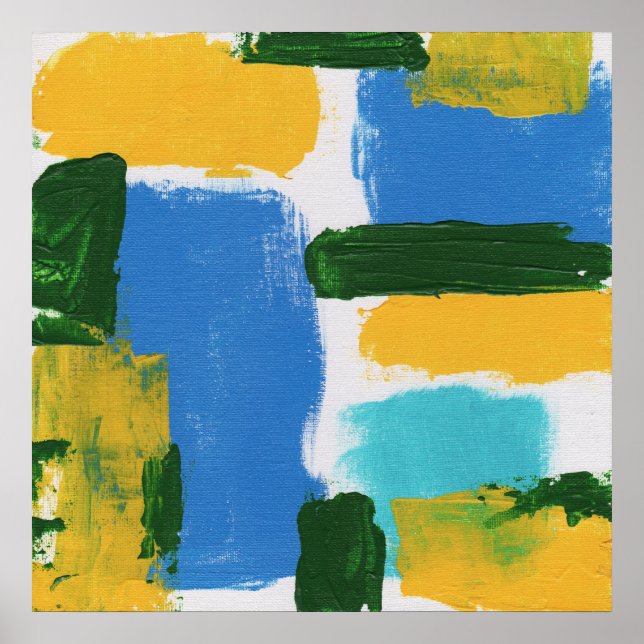 Abstrakt Expression #3 av Michael Moffa Poster (Framsidan)