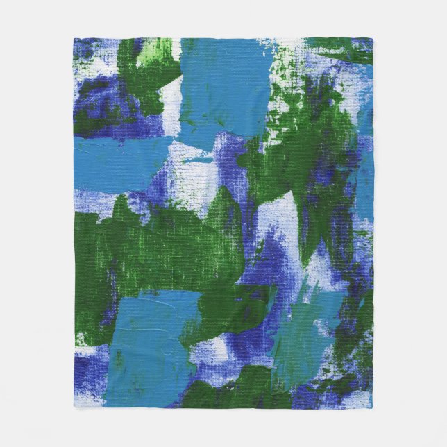 Abstrakt Expression #4 av Michael Moffa Fleecefilt (Framsidan)