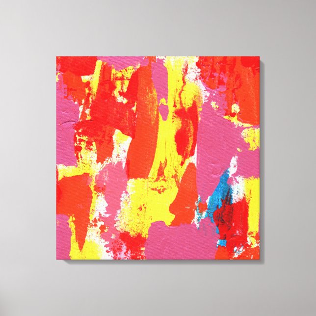 Abstrakt Expression #7 av Michael Moffa Canvastryck (Framsida)