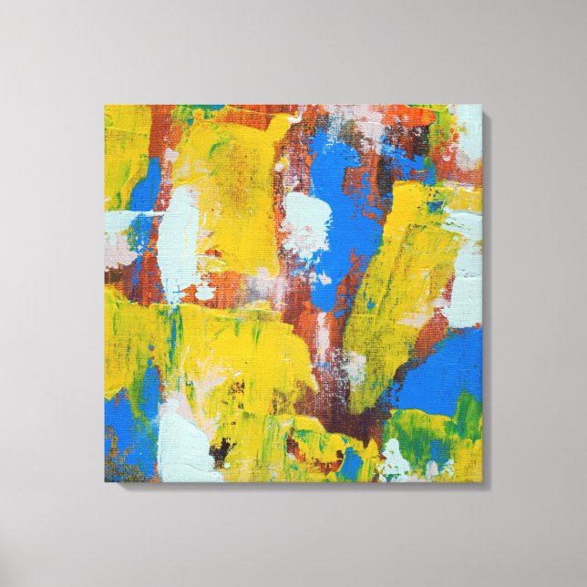 Abstrakt Expression #8 av Michael Moffa Canvastryck (Framsida)