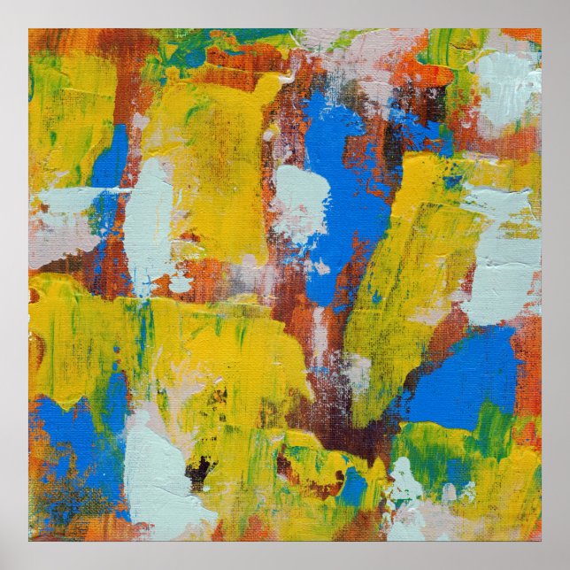 Abstrakt Expression #8 av Michael Moffa Poster (Framsidan)