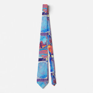Abstrakt Expressionist Ewing Neck Tie Slips