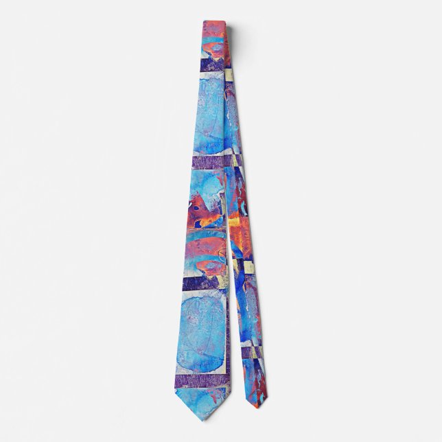 Abstrakt Expressionist Ewing Neck Tie Slips (Framsida)