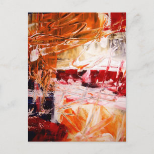 Abstrakt Expressionist Vykort