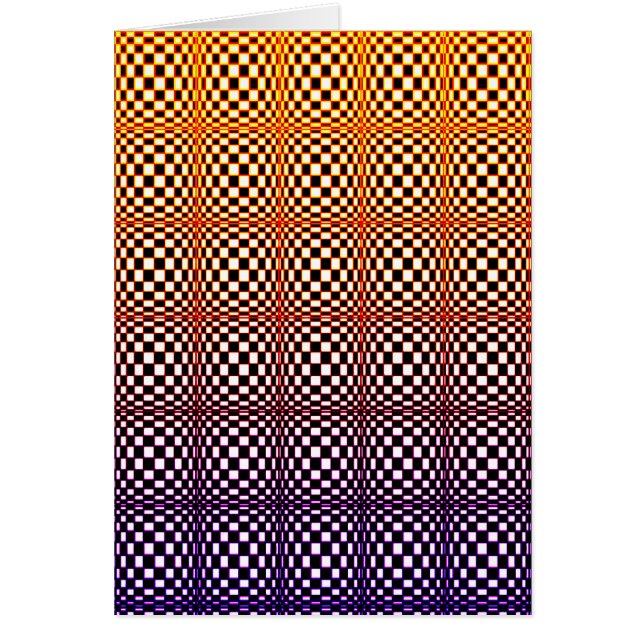 Abstrakt Fack 3 (porträtt) Hälsningskort (Framsidan)