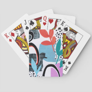 Abstrakt Fält Resa Casinokort