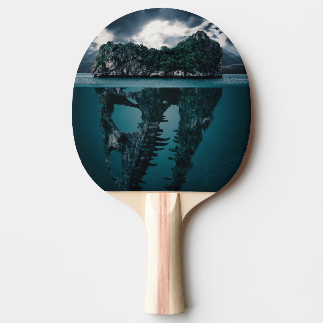 Abstrakt Fantasy Artistic Island Pingisracket (Framsidan)