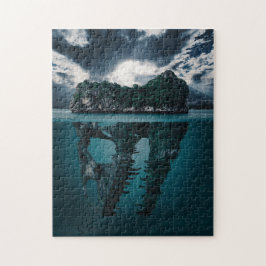Abstrakt Fantasy Artistic Island Pussel