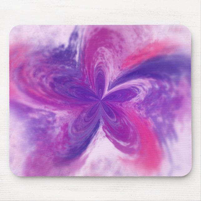Abstrakt Fantasy Flower Watercolor Musmatta (Framsidan)