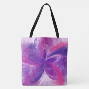 Abstrakt Fantasy Flower Watercolor Tygkasse