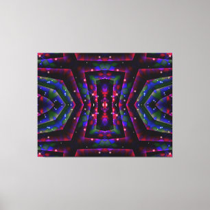 Abstrakt Fantasy Night Twinkling Himlar Canvas