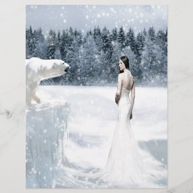 Abstrakt Fantasy Snö (Framsida)