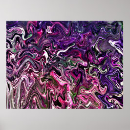 Abstrakt Färg 191 Poster