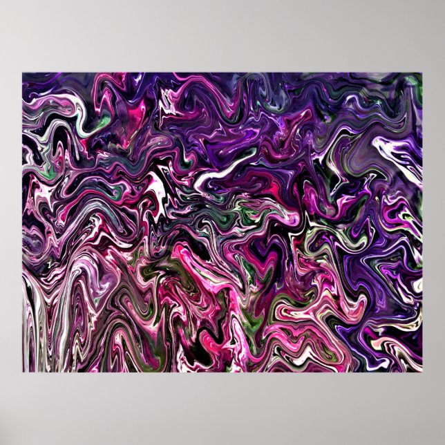 Abstrakt Färg 191 Poster (Framsidan)