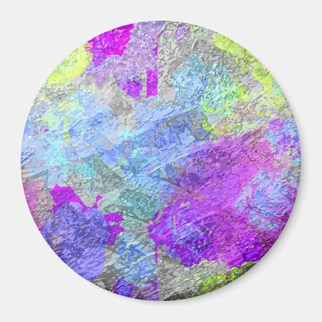 ABSTRAKT FÄRG 2 MAGNET (Framsidan)